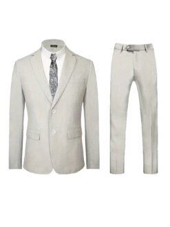 Mens Fashionable Suits For Balls And Banquets - Apricot, S