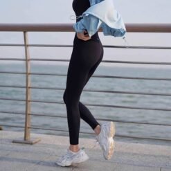 Women's Athletic High-waisted Tummy-control And Butt-lifting Base Leggings - Black, 2XL