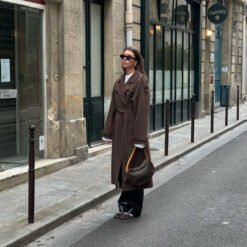 Elegant Wool Long Coat New Casual-style Outerwear