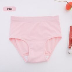 Breathable Washable Cotton Underwear For Mid- To Older-Aged Adults With Mild Incontinence - Women's Pink, XL