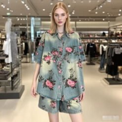 Retro-style Denim Set Collection From Europe And The US