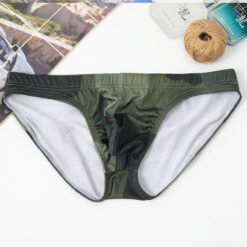 Camouflage Ice Silk Underwear Triangle - Camouflage, XXL