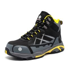 High-end Safety Shoes For Fall And Winter Crush-resistant, Puncture-proof Breathable And Lightweight - Yellow, 40