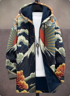 Men's Winter Printed Plush Lining  Thick And Windproof - Style 12, S