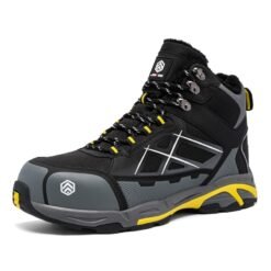 High-end Safety Shoes For Fall And Winter Crush-resistant, Puncture-proof Breathable And Lightweight - Yellow, 46