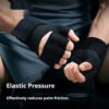 Gym Gloves With Built-in Wrist Straps For Pull-up Bars