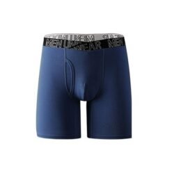 V-Shape Mens Breathable Boxer Briefs For Running And Fitness  Extended Length - Sapphire Blue, XL