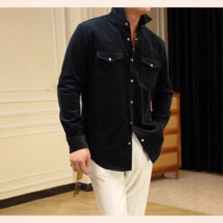 Alternative view of Mens Casual Business Shirt Made From Pure Cotton With A Lampwick Weave For Everyday Wear