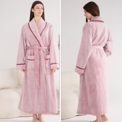 Thick Night-robe Flannel Couple Models