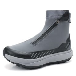 High-end Shock-absorbing Soft-soled Non-slip High-top Hiking Boots For Mountaineering - Gray, 43