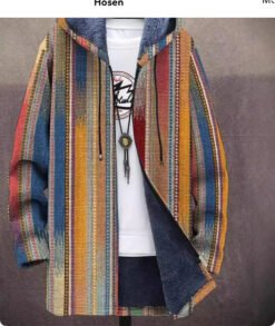 Men's Winter Printed Plush Lining  Thick And Windproof - Style 2, XL