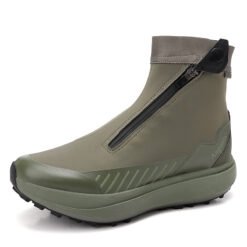 High-end Shock-absorbing Soft-soled Non-slip High-top Hiking Boots For Mountaineering - Army Green, 43