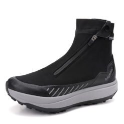 High-end Shock-absorbing Soft-soled Non-slip High-top Hiking Boots For Mountaineering - Black, 43