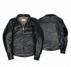 Retro American-Style Lapel Detroit Work Jacket - Black, L