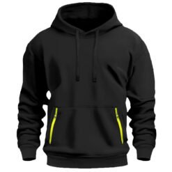 New Fallwinter Mens Fleece-lined Hoodie - Black, L