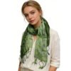 Women's Ombre Viscose Scarf With Metallic Shimmer