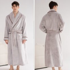 Thick Night-robe Flannel Couple Models