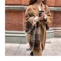 Alternative view of Womens Stylish Mid-length Slimming Wool Coat