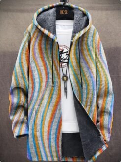 Men's Winter Printed Plush Lining  Thick And Windproof - Style 10, L