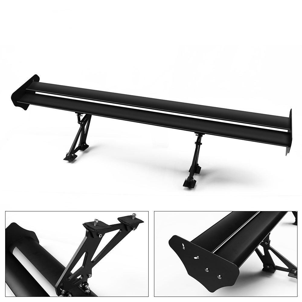Aluminum Alloy Rear Wing Sedan Car Fixed Wind Spoiler - Image 3