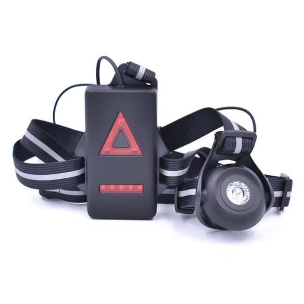 LED safety warning light - Black