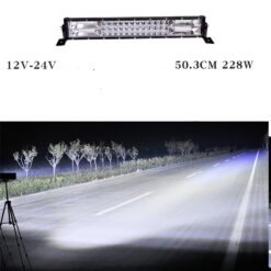 Light Bar 12V 24V Truck Middle Bar Light Super Bright Bright Light - 76 single lamp, Single pack