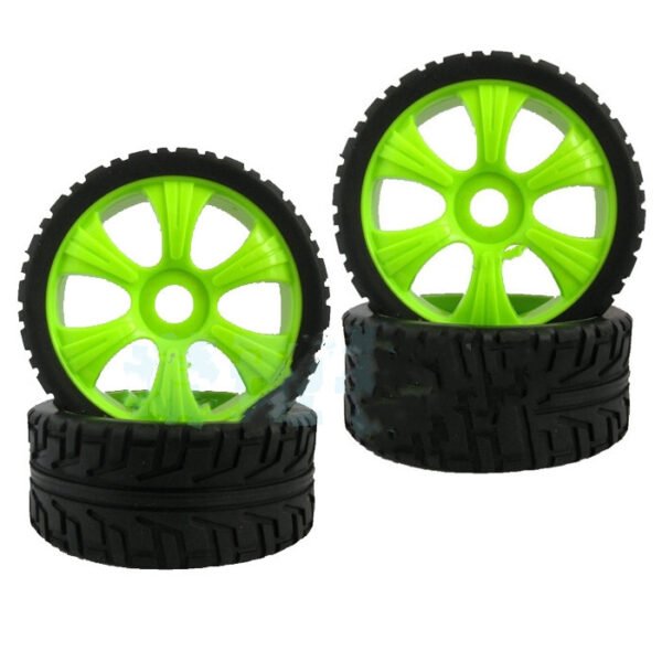 Road Running Street Off-Road Tire 17mm Coupler - Green