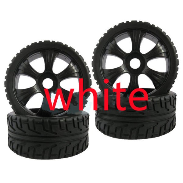 Road Running Street Off-Road Tire 17mm Coupler - White