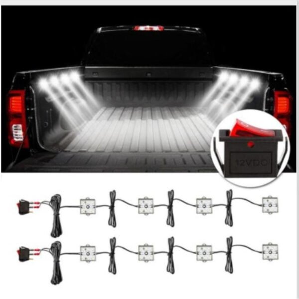 Pickup Truck Cabin Light Led Atmosphere Lighting Pickup Truck Trunk Lighting 5730 Bright - White