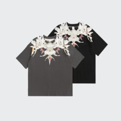 Alternative view of New Product Personality Retro Abstract Printing Oversized Casual T-shirt Men