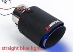 Automobile tail pipe exhaust pipe lamp - Straight blue light