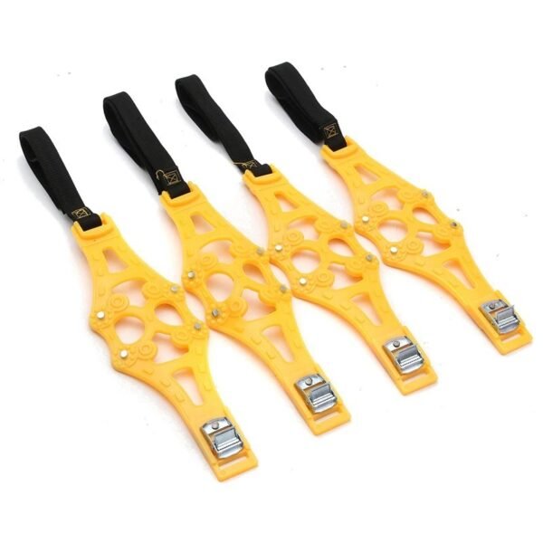 Car tire anti-skid chain - 4XYellow