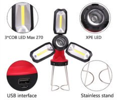 Alternative view of LED camping light