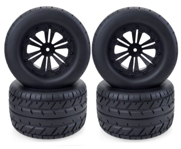 Truck road tire 10030 wheels 4 packs 1/10 - 4pcs set
