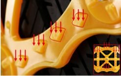 Alternative view of Emergency Tire Snow Chain Double Buckle