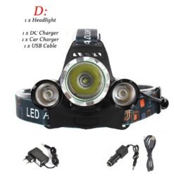 The headlights of the headlights are used to charge the headlights - D US plug