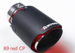 Automobile tail pipe exhaust pipe lamp - 89 red CP