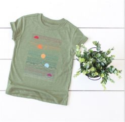 Women's oversized printed T-shirt - Green, XL