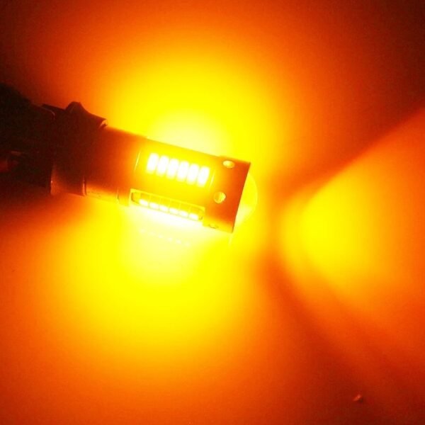 Car Daytime Running Light PW24W 4014 30SMD Led Steering - Yellow light