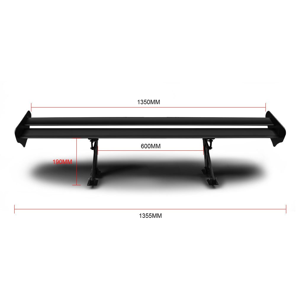 Aluminum Alloy Rear Wing Sedan Car Fixed Wind Spoiler - Image 2