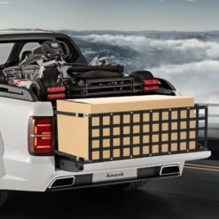 Tailgate Net Pickup Truck Tailgate Net 60" X 18" For Full Size Trucks - Black