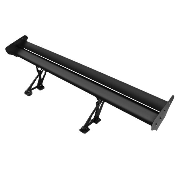 Aluminum Alloy Rear Wing Sedan Car Fixed Wind Spoiler - Black