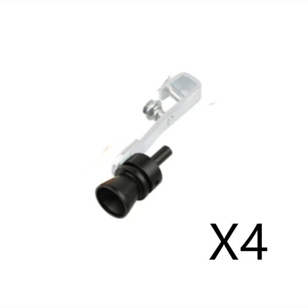 Exhaust Pipe Oversized Roar Maker - Black 4pcs, XL