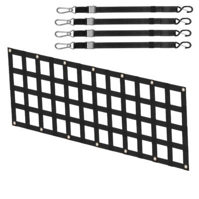 Tailgate Net Pickup Truck Tailgate Net 60" X 18" For Full Size Trucks