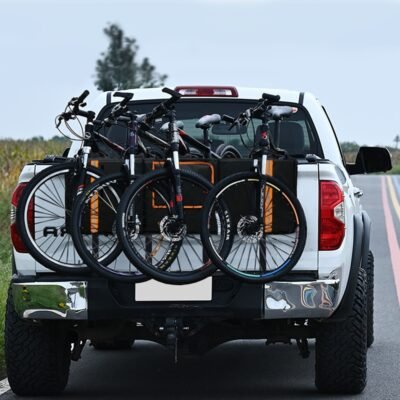 Soft Padding For Protecting Bicycles On A Pickup Truck Tailgate