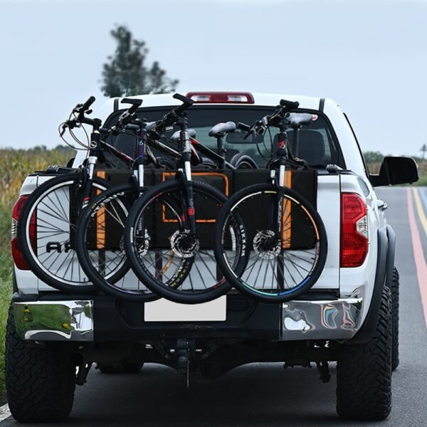 Soft Padding For Protecting Bicycles On A Pickup Truck Tailgate