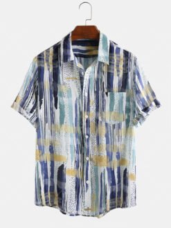 Fashion Casual Print Hawaiian Shirts For Men - OFSX01299, S