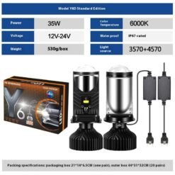 H4 Far And Near Integrated Small Lens Led Headlight - One Y6D Standard Edition