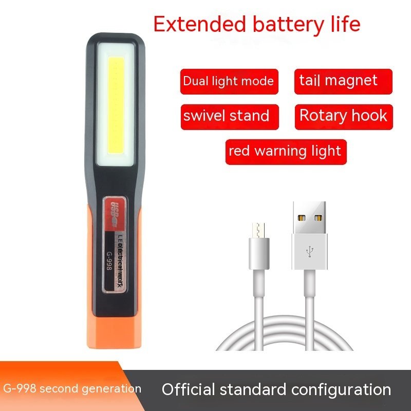 Work Light Auto Repair Super Bright Strong Light Led With Magnet Car Repair Lighting Flashlight - Image 9