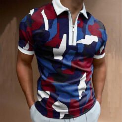 Men's Polo Shirt Men Solid Polo Shirts Brand Men Short-Sleeved Shirt Summer Shirt Man Clothing - 1Style, L